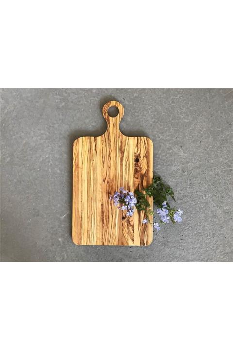 Zethome Zeytin Ağacı Ahşap Kesme Tahtası Küçük