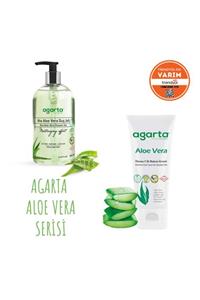 Agarta Aloevera Seti Aleovera Duş Jeli Ve Aleovera Krem