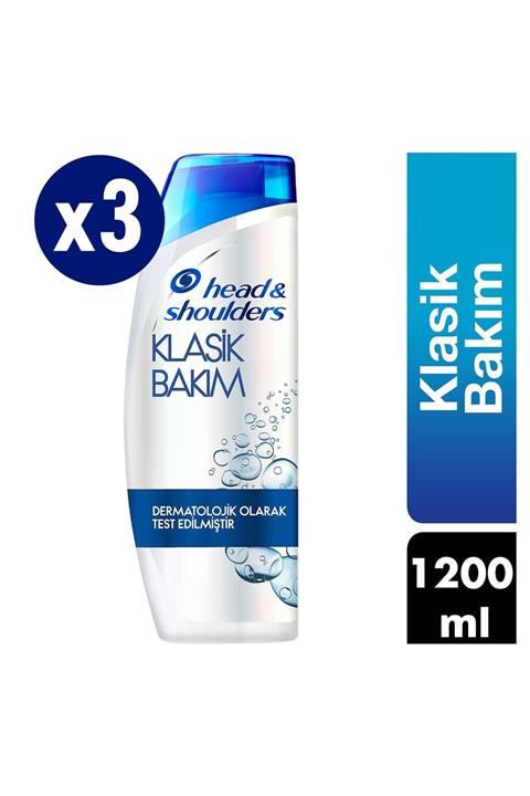 Head&Shoulders Head & Shoulders Kepek Karşıtı Şampuan Klasik Bakım 400 ml x 3