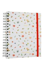 Victoria's Journals Polka Florals Defter 17x24 Cm Noktalı