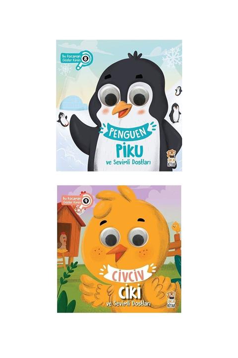 Sincap Kitap Bu Kocaman Gözler Kimin Civciv Ciki Ve Sevimli Dostlar 9 - Penguen Piku 8