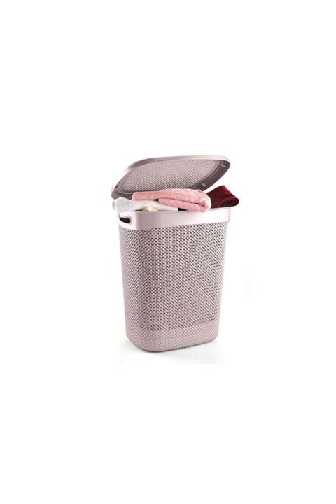 Üçsan Damla Desen Çamaşır Sepeti 52 lt