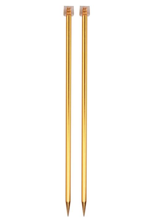 Sultan Renkli Metalik Örgü Şişi 35 Cm 9 Mm
