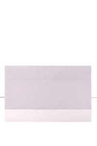 Ege 50 Adet 11x22cm Velvet Desen Beyaz 120gr Lüks Davetiye Zarfı