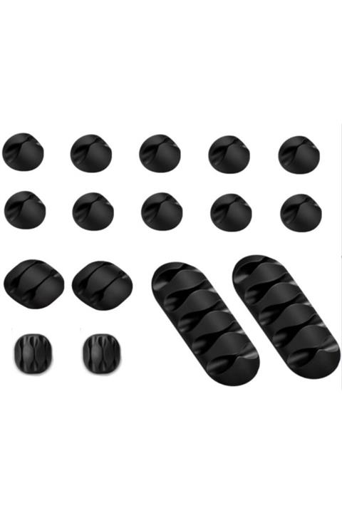 MIDIKLISHOP 16 Parça Kablo Düzenleyici Set