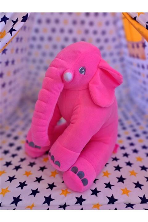 Melka Home Uyku Arkadaşım Polar Kumaş 60 Cm Pembe Fil