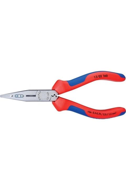 Knipex 13 02 160 Tel Bağlama Pensesi, 160 Mm, Polisajlı