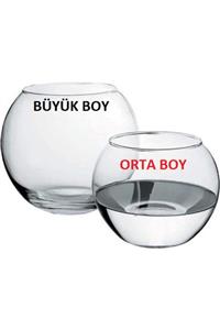 PAŞABAHÇE CAM Cam Fanus Akvaryum Buyuk Boy