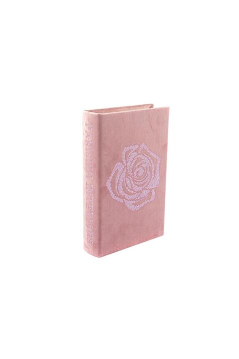 Mikasa Moor Pembe Parisien Kadife Kitap Kutu 26x17x5cm