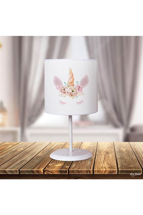 Çekirdek Home Sevimli Unıcorn Çocuk Odası Abajur