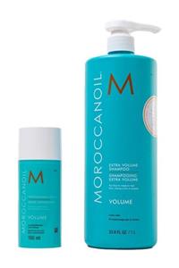 Moroccanoil Extra Volume Hacim Şampuan 1000 Ml + Volume Saç Losyonu 100 Ml