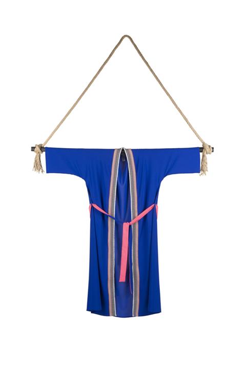 ANGELS IN RA Napolı İtalyan Krep Lacivert Kimono