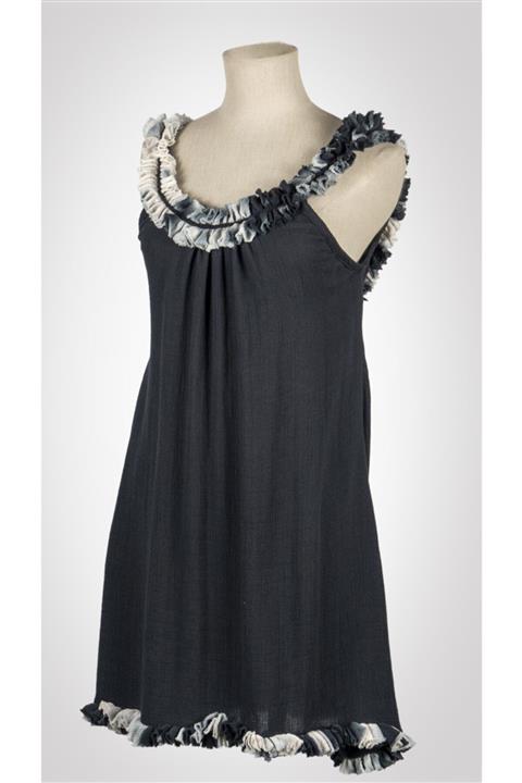 DLBS Handmade Helen Plaj Elbisesi Black