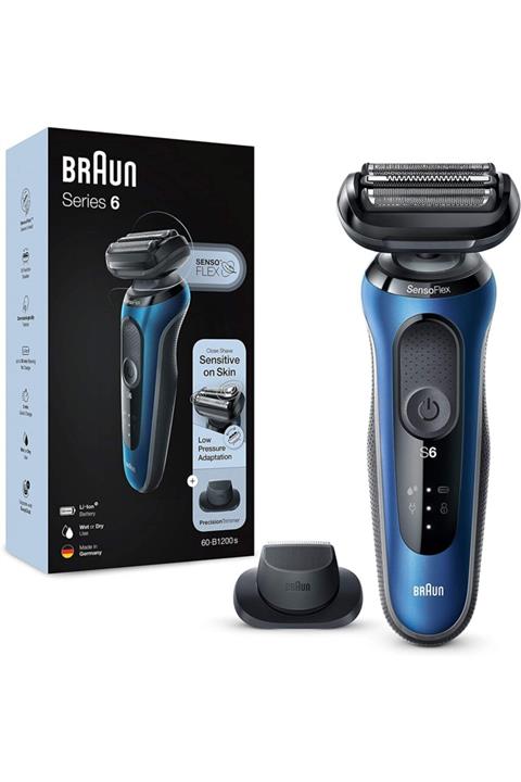 Braun Series 6 60-b1200s Mavi Tıraş Makinesi