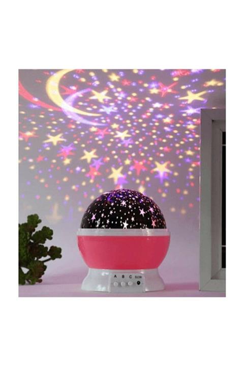 Jetcom Dönen Star Master Renkli Yıldızlı Gökyüzü Projeksiyon Gece Lambası