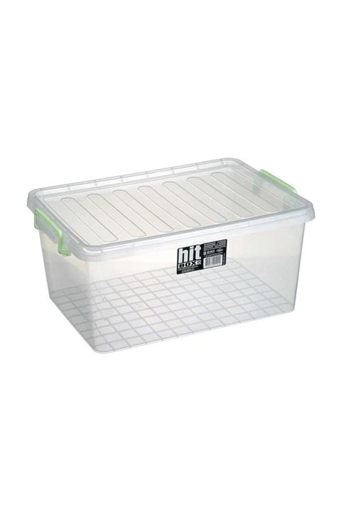 Bora Plastik Hit Box Gıdaya Uygun Kapaklı Kasa No:20 - 30 Lt Bo441
