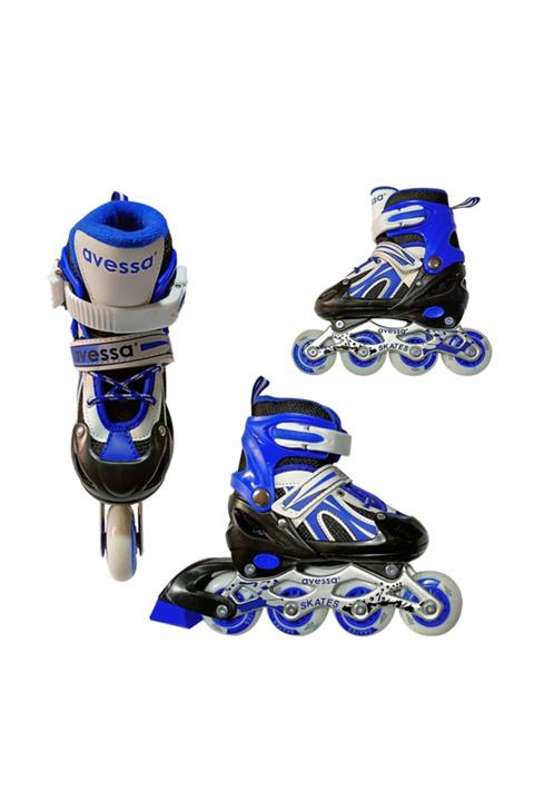 AVESSA Ayarlanabilir Paten 38-41 (l) Çantalı Mavi Mds-8701