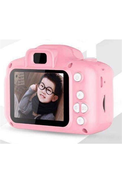 AteşTech Kız Çocuk Pembe Cmr9 Çocuklar Için Hafıza Kartlı Dijital Kamera