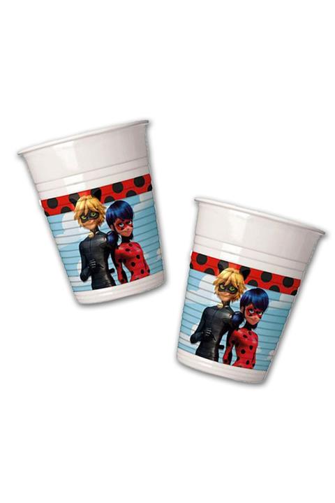 Süsle Baby Party Miraculous Mucize Uğur Böceği Plastik Bardak 23cm X 8 Adet