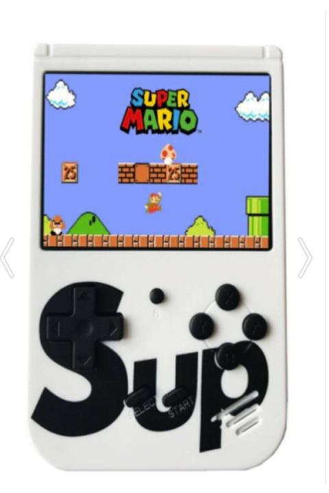 Retro 400 Nostalji Oyunlu Mini Atari Gameboy & Gamebox Oyun Konsolu Beyaz Gameboy