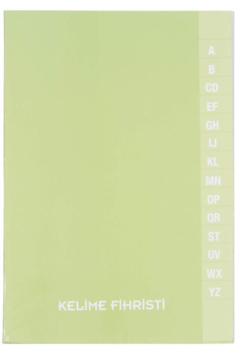 Liz Kelime Fihristi A5 Boy Çizgili