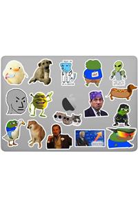 Stickir Komik Internet Memes, Mizah Sticker Paketi- Eğlenceli Macbook, Laptop Sticker Seti