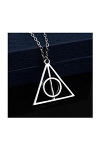 Black&White Harry Potter Ölüm Yadigarları ( Deathly Hallows ) Kolye