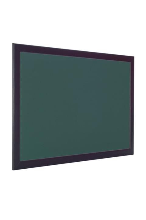 Chalky 120x280 Cm Kara Tahta Siyah Çerçeveli - Tebeşir Yazı Tahtası - Yeşil