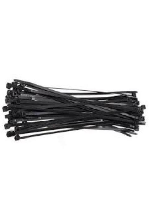 AKSUFEZ Plastik Beyaz Cırt Kelepçe 4.8 X 250 Mm 100 Lü Tnr-0383