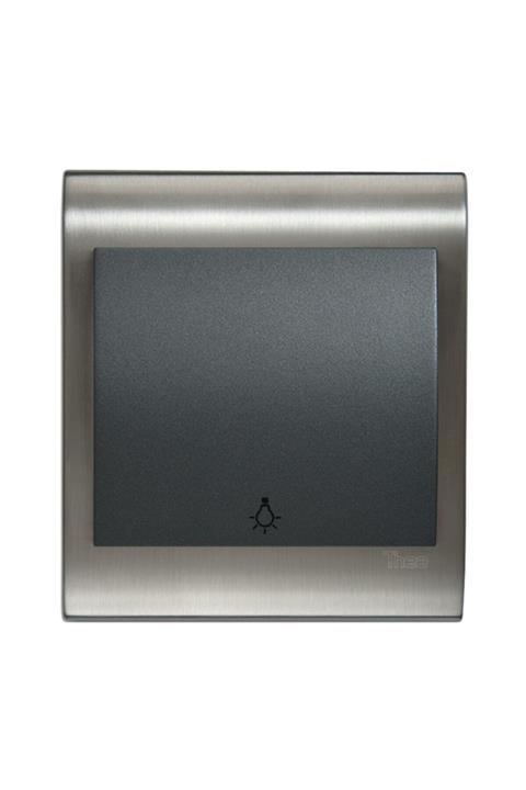VİKO Thea Blu Light Anahtarı Komple Tüm Rekler - Chrome Mat - Füme