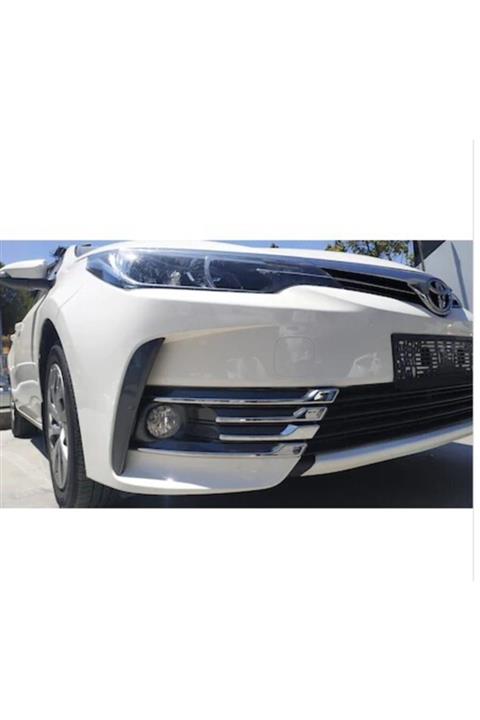 Autokit Toyota Corolla Ön Tampon Sis Nikelajı Kaplaması-8 Parça (2016-18)
