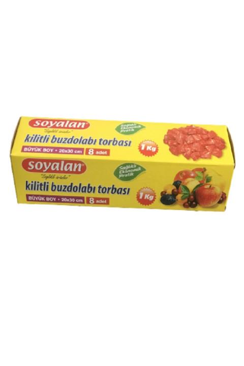 Soyalan Kilitli Buzdolabı Torbası Büyük Boy 20*30
