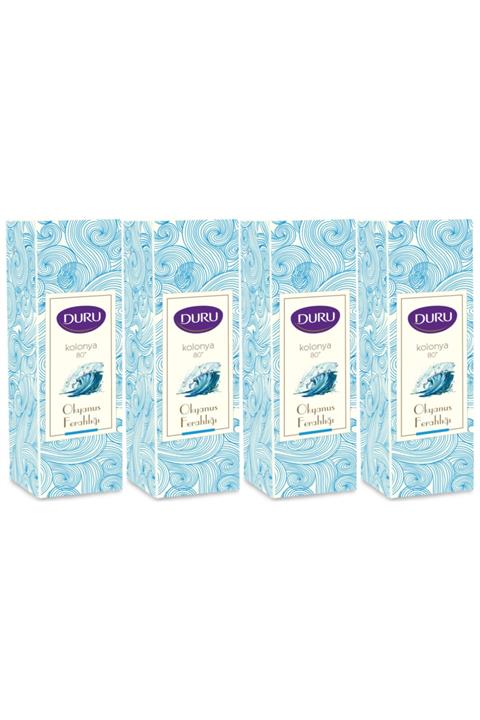 Duru Okyanus Kolonya Pet Şişe 80 Derece 4x400ml