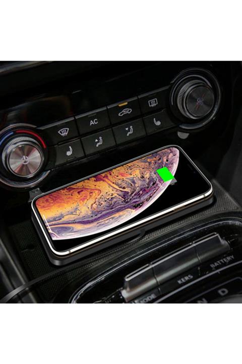 vorfe Araba Içi Kablosuz Şarj Pedi Kauçuk Tabanlı Wireless Şarj
