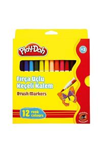 Play Doh 12 Renk Fırça Uçlu Keçeli Kalem