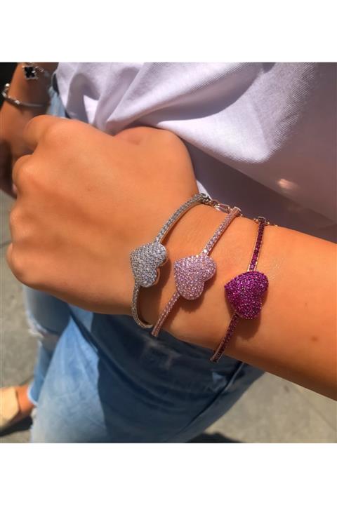 EP DESİGNSS Renkli Kalp Bilezik