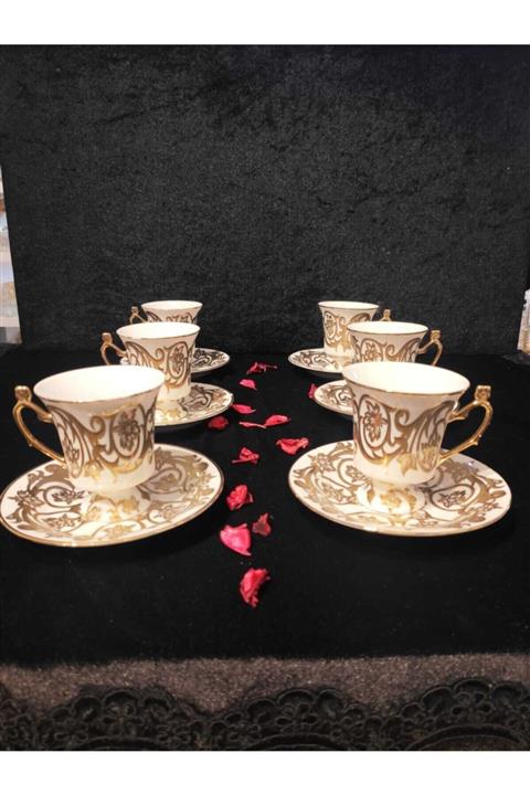 Otantik Home 12 Parça Çay Fincan Seti Kb1004b
