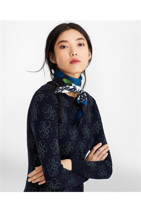 BROOKS BROTHERS İpek Mavi Fular