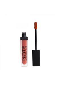 NOTE Mattemoist Lipgloss Yarı Mat Bitişli 402 Mat Kiss