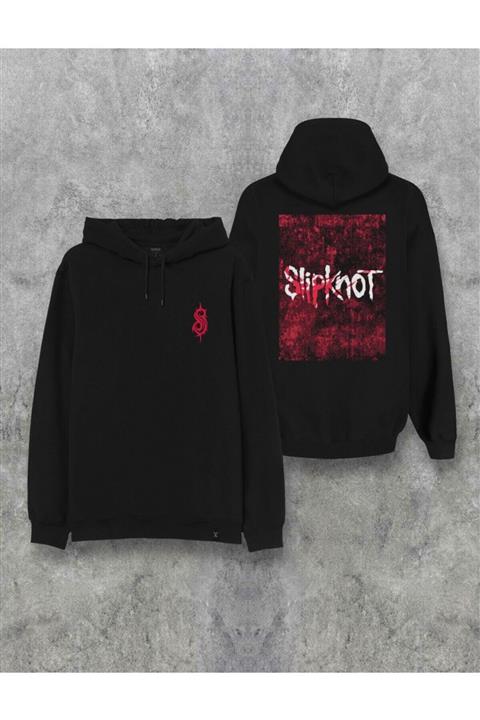 Darkia Slipknot Çift Taraf Baskılı Kapşonlu Özel Tasarım Hoodie