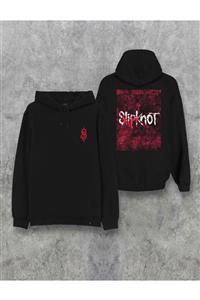 Darkia Slipknot Çift Taraf Baskılı Kapşonlu Özel Tasarım Hoodie