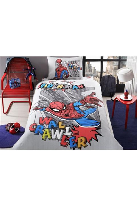 Özdilek - Spiderman Wall Lisanslı Tek Kişilik Pike Takımı