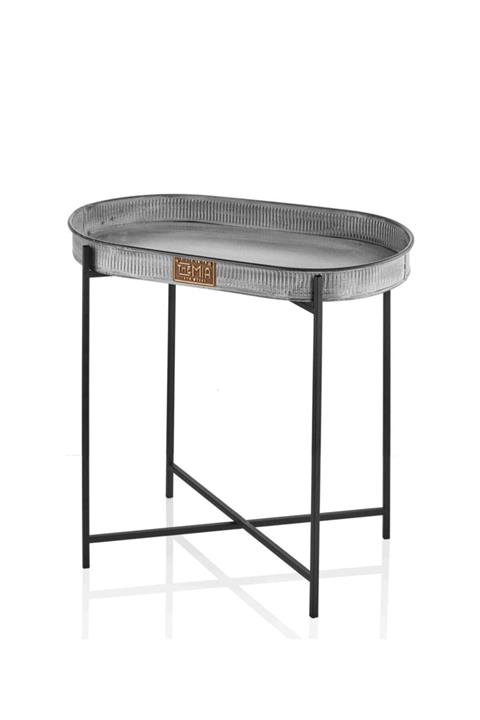 The Mia Mia Sehpa 56 X 32 X 56 Cm - Stone