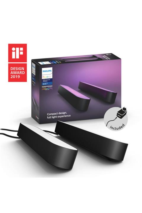Philips Hue Play 2'li Ekopaket - Siyah