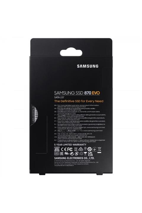 Samsung Mz-77e250bw 250gb 560/530mb/s 7mm Sata 3.0 Ssd 870 Evo