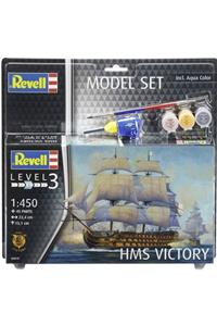 REVELL Yılın Ilk Fırsatları - 1:450 Hms Victory Model Seti 65819 - ™ Beyaz At®