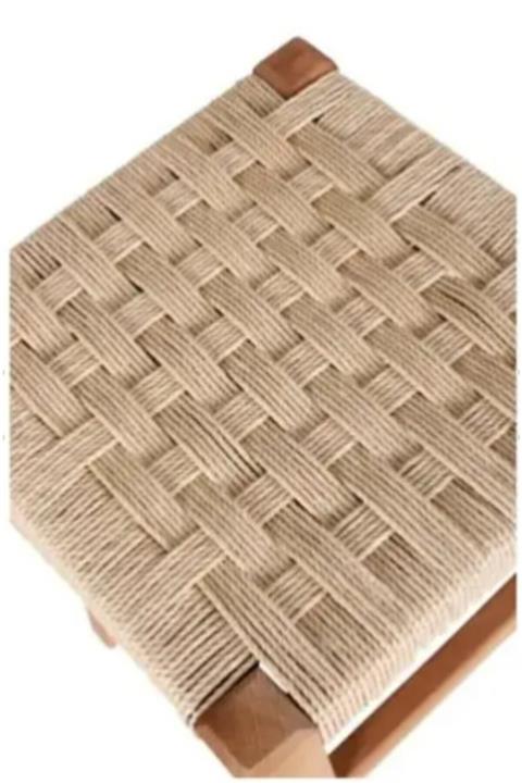 Türkay Akça Hasır Örgülü Tabure Akça Renk 35cm Hasır Örgülü Tabure 35 cm