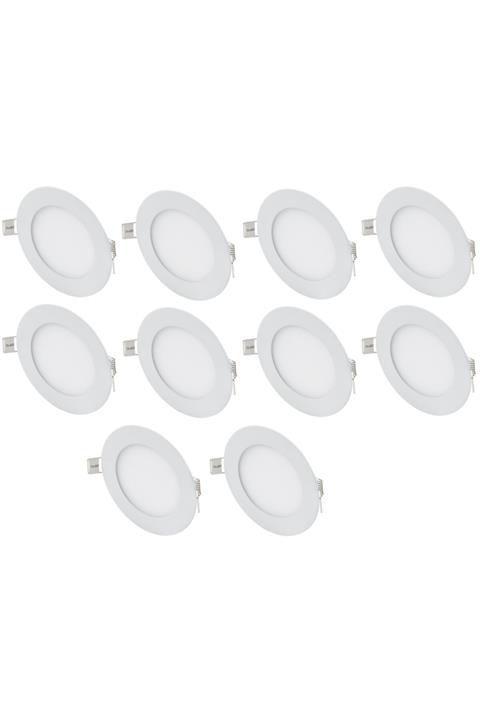 Cata 10 Adet 15 Watt Slim Led Panel Beyaz Işık Metal Kasa