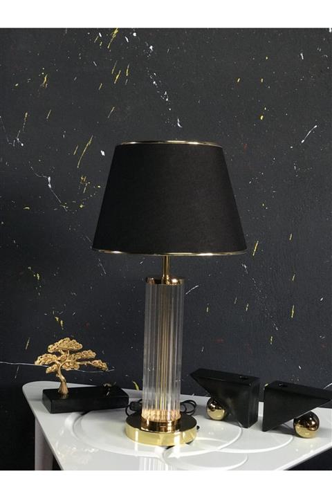 Mint Design Decoration Mint Modern Cam Abajur Altın