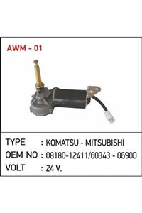 FESAN 08180-12411 24v Silgi Motoru Greyder Komatsu 60343-06900